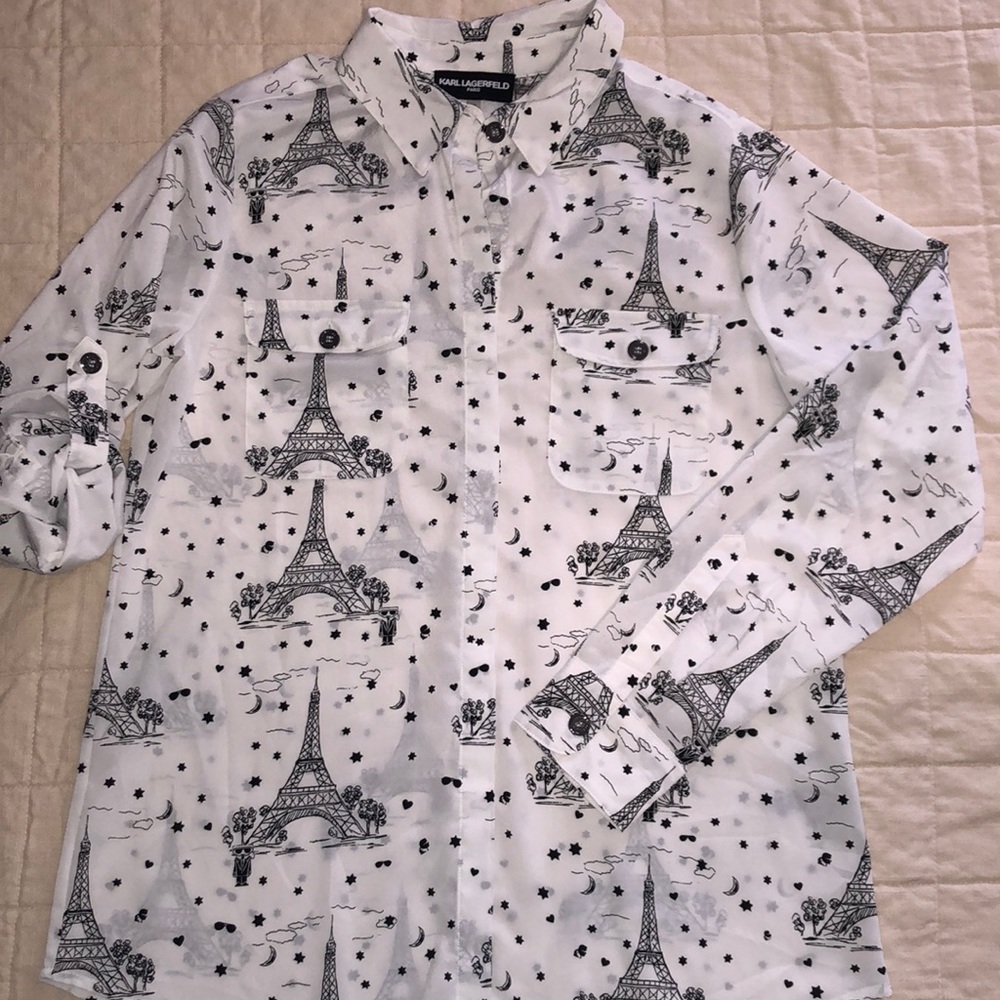 Karl Lagerfeld button Down